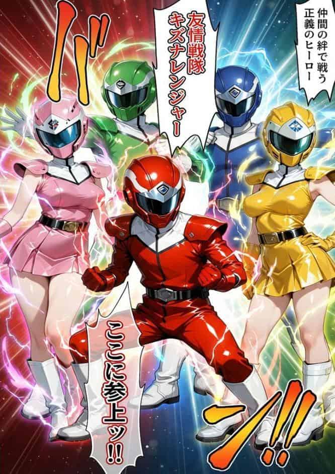正義の戦隊ヒロイン！無限ハードSEXで戦えないほど快楽依存に●●され悪の組織に完堕ちする！ 前編 モザイク版
