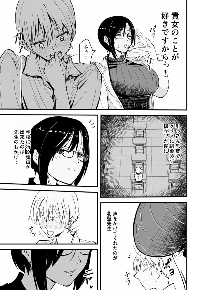 美人人妻の保健室の先生は、好みの生徒を見ると我慢出来ない痴女教師でした【クールな安藤先生  外伝】