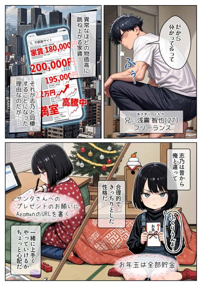 クール系妹（26）との同棲生活 〜家賃高騰につき、一線を超えるのは合理的な判断です。〜