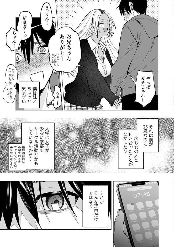 黒ギャル巨乳義妹は僕を優しく搾精したい（1）